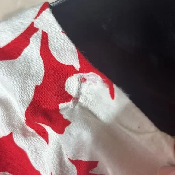 Moon River women’s large tiered maxi dress puff sleeve floral side tie - Picture 9 of 10